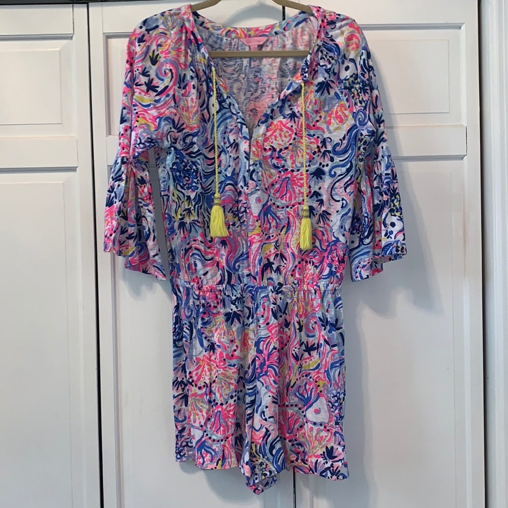 Lilly Pulitzer Romper with sleeves